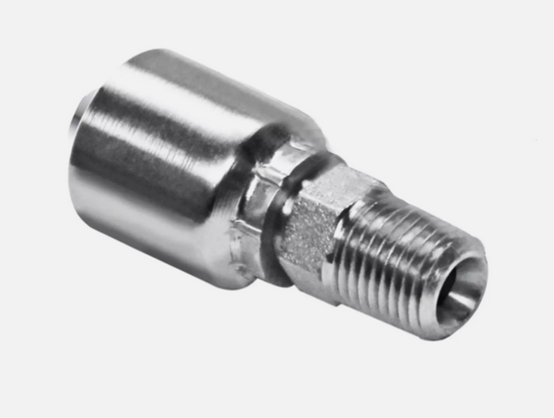 Hydraulic hose fitting, NPTF male, part B2-NPM-0404