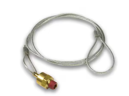 Drain valve with 48 in cable, part 12104 2013615C2 0802355105