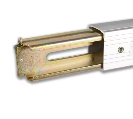 Aluminum shoring beam cargo load bar, part LC40A-102, side view