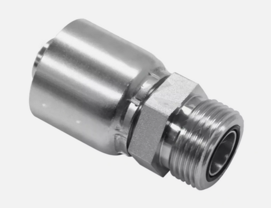 Hydraulic hose fitting, ORFS male, part B2-OFM-1212
