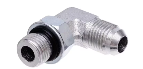 Hydraulic hose fitting, 90 degree NPTF swivel, part 818.14650-0808