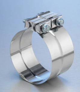 Stainless steel exhaust band clamp 5 in, part L50SB PF5SSBK
