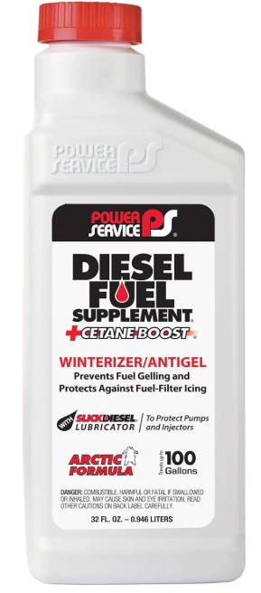 Power Service diesel fuel supplement antigel with cetane boost, 32 oz