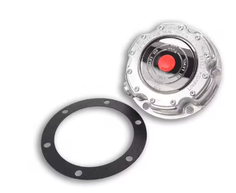 Hub cap with side fill plug, part 19QJ319 / 343249