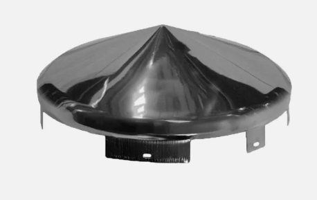 Chrome front hub cap 6 notch 3/4 in lip, part 562.B2601C