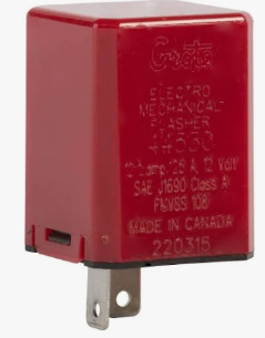 Electro mechanical flasher 12 lamp 2 terminal
