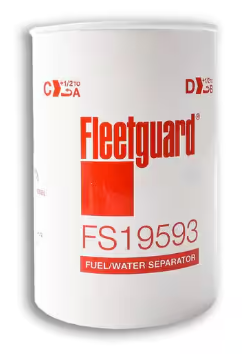Fuel filter with water separator, part FS19593, cross ref LFF5850