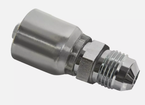 Hydraulic hose fitting, JIC 37 male, part 14450-0608