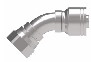 Hydraulic hose fitting, 45 degree JIC 37 female, part 818.14420-1010