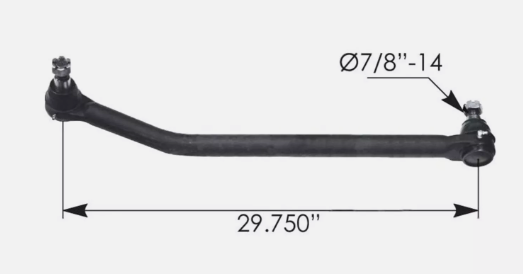 Drag link 29.750 in C to C for International, part 3595265C91