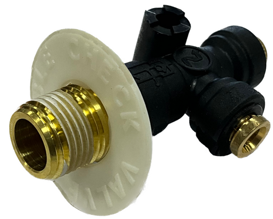 Double check valve 3/8 in NPT x 1/4 in PLC, part A138000404474