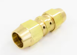 Brass union for rubber hose, 3/8 inch, part 177.16976