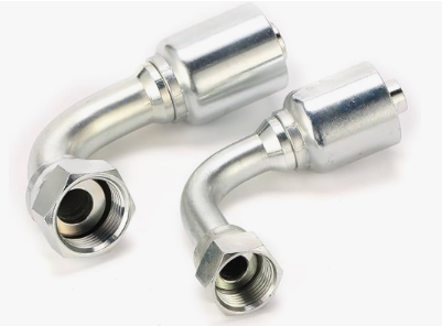 Hydraulic hose fitting, 90 degree ORFS female, part B2-OFFX90L-1616