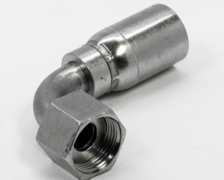 Hydraulic hose fitting, 90 degree ORFS female, part B2-OFFX90S-1212