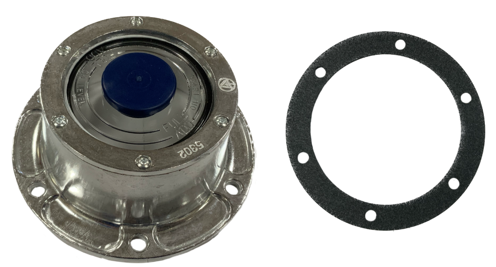 Hub cap with side fill plug, part 343009 / E04009