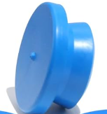 Rubber hub cap plug