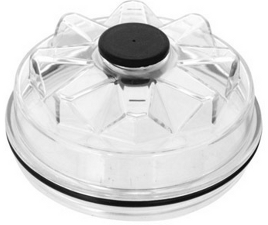 Clear Lexan hub cap, part E04075 / 340975