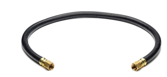 Brake chamber air hose, 3/8in x 18in with swivel end, part 177.7218