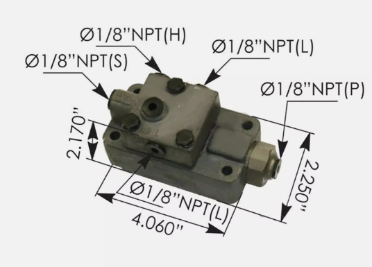 Fuller type transmission universal slave valve kit, part K2424R, cross ref A5000