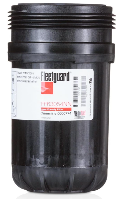 Fleetguard fuel filter for Cummins, part 5660774 FF63009 FF63054NN
