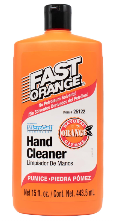 Permatex Fast Orange micro gel pumice hand cleaner, 15 oz