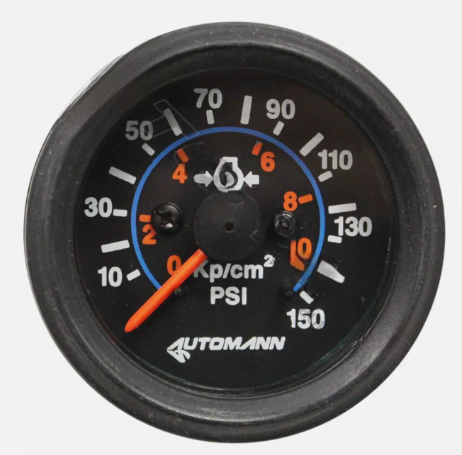 Electrical coolant temperature gauge for trucks