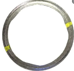 DPF gasket 4.0 in coned inlet, 4.625 in OD x 3.75 in ID, part 2866636