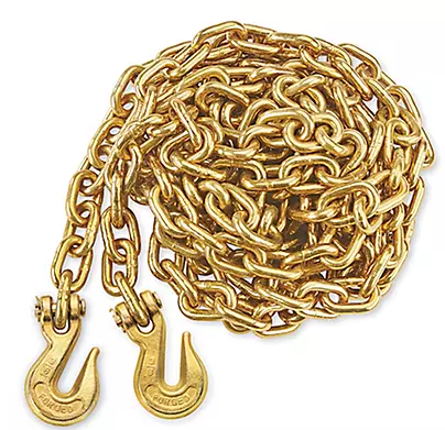 Grade 70 transport chain, 3/8 inch x 20 ft, part 458811120