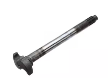 Counter clockwise rear brake slack camshaft for heavy duty trucks