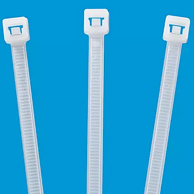 Nylon zip ties 21 inch white, pack CN 9336