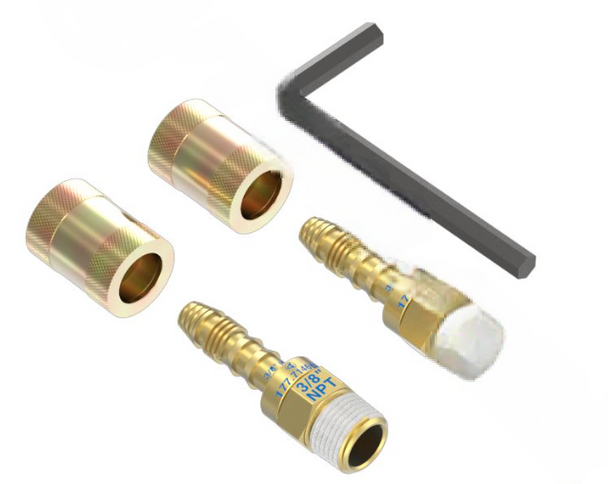 Hose repair kit, 3/8in NPT x 3/8in ID, part 177.71466P