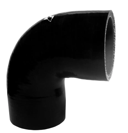 90 degree hose elbow for International 5900i, 7600, LoneStar, ProStar, 63.5mm ID x 115mm