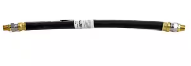 Air brake hose assembly, 1/2in x 18in