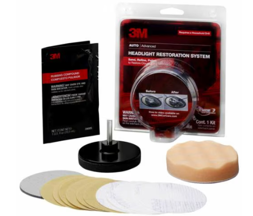 3M headlight lens restoration kit, part 39008