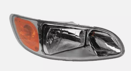 LH headlamp for Peterbilt with LED turn and DRL, low H11 high HB3A