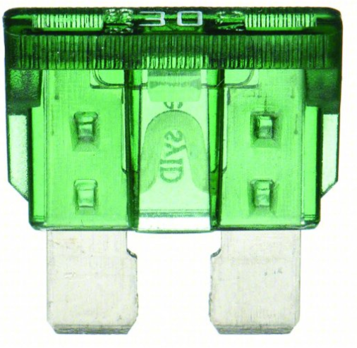 30 amp blade fuse 5 pack for truck electrical systems, part ABF30, cross ref ATC30