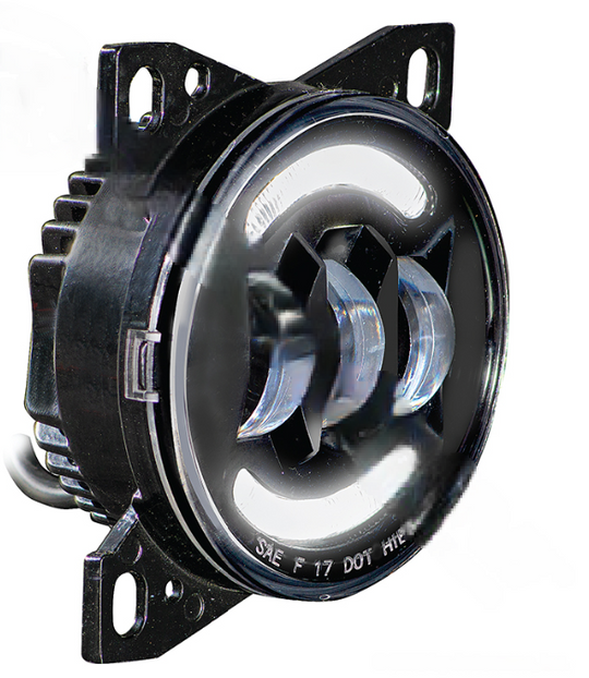 Right hand LED fog driving lamp for Kenworth and Peterbilt, part 564.59088