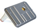 Deep pan transmission suction filter, part TF15090, side view