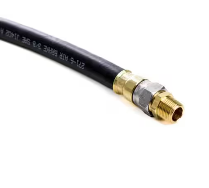 Brake chamber hose assembly, 3/8 x 20 long, part RH16420