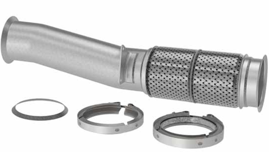 Exhaust bellows kit for heavy duty trucks