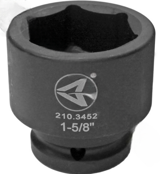 Impact gun socket 1-5/8 inch 6-point