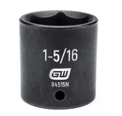 Impact gun socket 1-5/16 inch 6-point