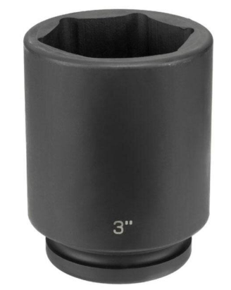 Impact gun socket 1-3/8 inch 6-point