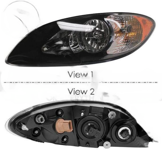 LH headlamp for 2008 and up International ProStar, 9005 high 9006 hi-low