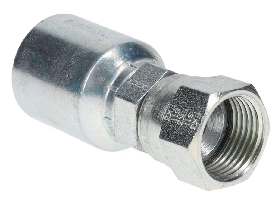 Hydraulic hose fitting, JIC 37 female, part B2-JCFX-0404