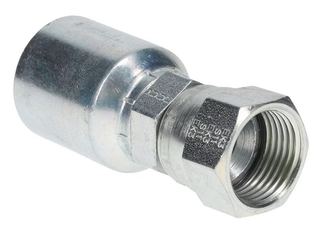 Hydraulic hose fitting, JIC 37 female, part B2-JCFX-0404
