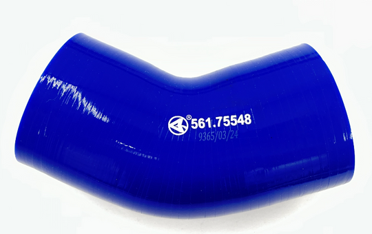 Lower radiator poly hose elbow for Peterbilt and Kenworth trucks