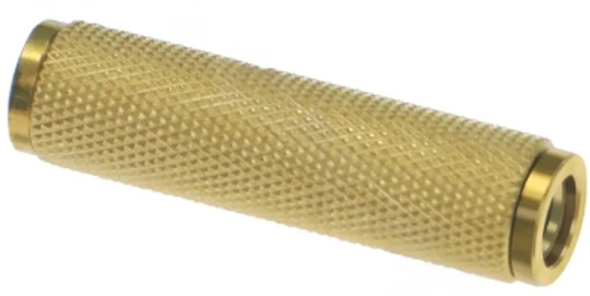 Brass union fitting, 1/4 inch, parts 177.13B624, 1862X4