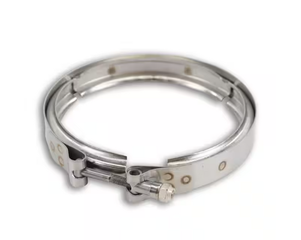 4.75in V-band clamp for Caterpillar, Cummins, Paccar and Detroit Diesel engines