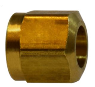 DOT compression nut 1/2 in for air brake tubing, part 1461X8 61NTA8